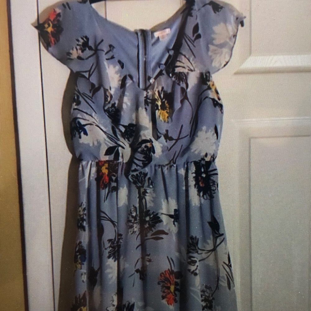 Floral Cap Sleeve Dress